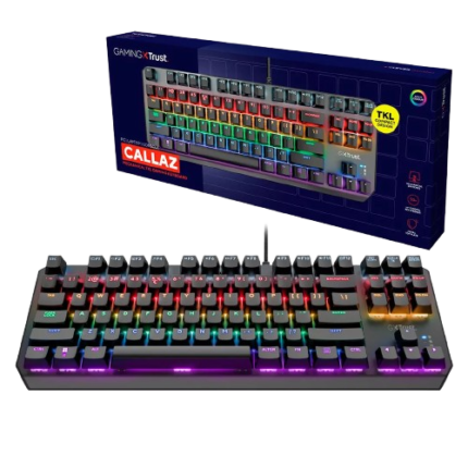 TECLADO MECANICO TRUST GXT 834 CALLAZ 80%  TKL